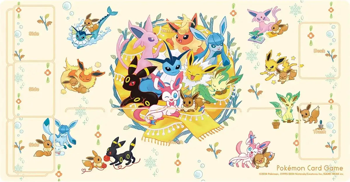 Pokemon Center Original Eevee & Co Playmat Japan Official Edition- Japan Figure Store - #1 Bring To You The Best Japanese Goods