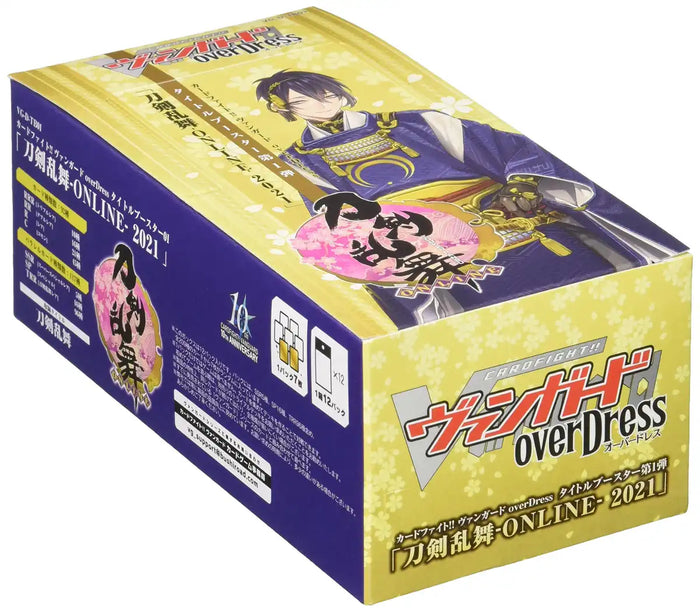 Bushiroad Cardfight!! Vanguard Overdress Title Booster Vol.1 Touken Ranbu -Online- 2021 Japan Vg-D-Tb01 Box- Japan Figure Store - #1 Bring To You The Best Japanese Goods