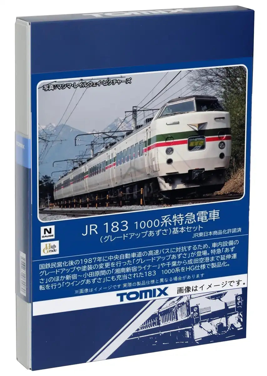 Tomytec Japan N Gauge Jr 183 1000 Series Azusa Basic Set 98540 Railway Model Train- Japan Figure Store - #1 Bring To You The Best Japanese Goods