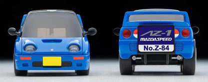 Tomytec Autozam Az-1 Mazdaspeed Blue Finished Choroq Zero Z-84B Car Model- Japan Figure Store - #1 Bring To You The Best Japanese Goods