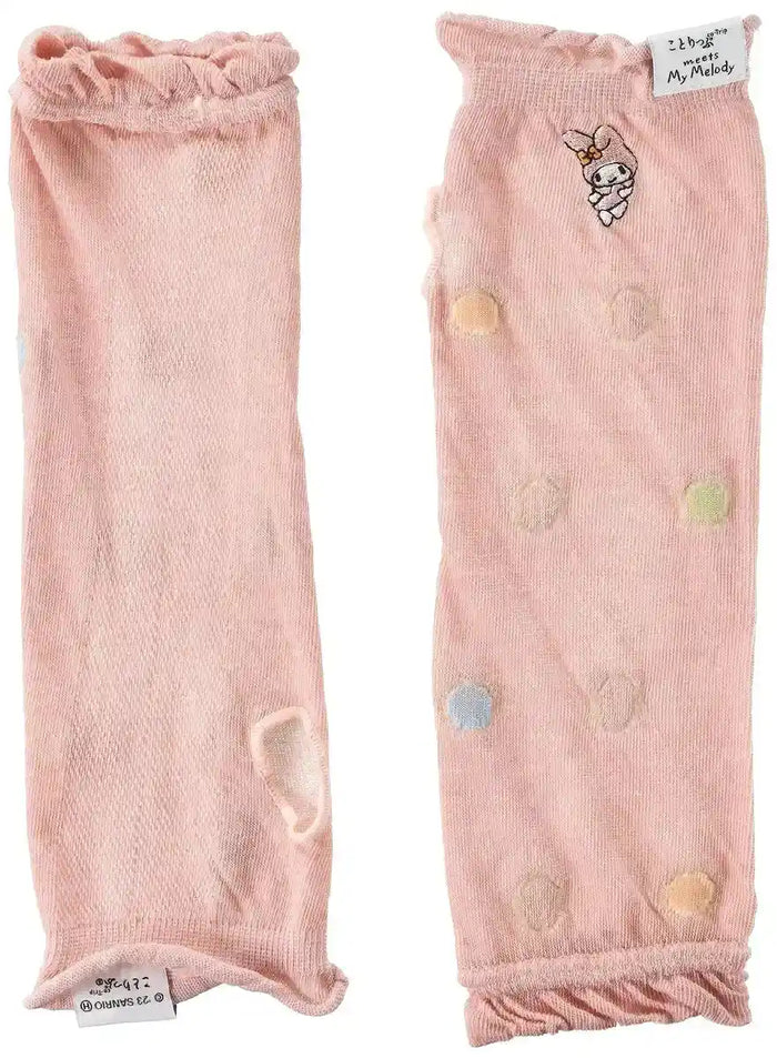 Sanrio Women's Salmon Pink Socks Free Size - Comfortable & Stylish- Japan Figure Store - #1 Bring To You The Best Japanese Goods