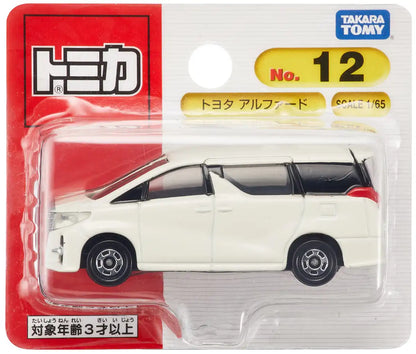 Takara Tomy Tomica No.12 Toyota Alphard Mini Car Toy Safe for Ages 3+ St Mark Certified- Japan Figure Store - #1 Bring To You The Best Japanese Goods