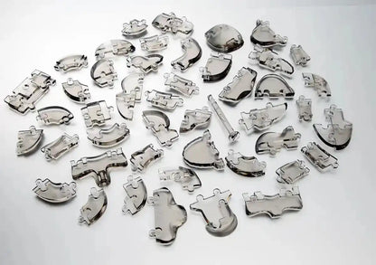 Beverly Crystal 3D Puzzle 50128 Black Skull Japanese 3D Puzzles Crystal Puzzle Toy- Japan Figure Store - #1 Bring To You The Best Japanese Goods