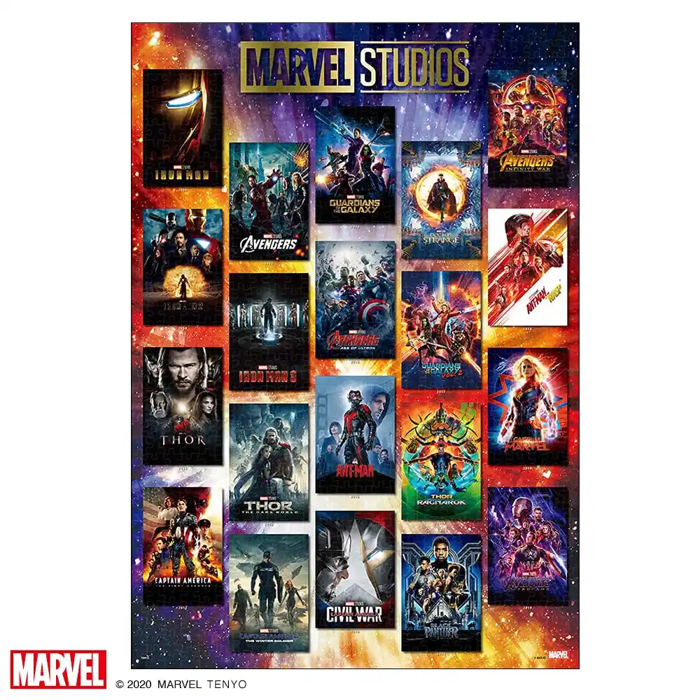 Tenyo 1000pc Marvel Movie Poster Coll Jigsaw Puzzle (51x73.5cm)- Japan Figure Store - #1 Bring To You The Best Japanese Goods