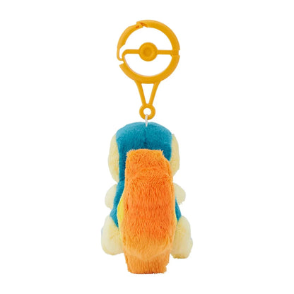 Pokemon Center Cyndaquil Mascot Keychain with Carabiner Clip- Japan Figure Store - #1 Bring To You The Best Japanese Goods