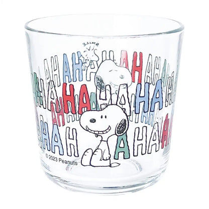 Kaneshotouki Peanuts Snoopy & Woodstock Glass Tumbler 280ml 605144- Japan Figure Store - #1 Bring To You The Best Japanese Goods