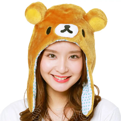 Sazac Kigurumi Cap Rilakkuma- Japan Figure Store - #1 Bring To You The Best Japanese Goods
