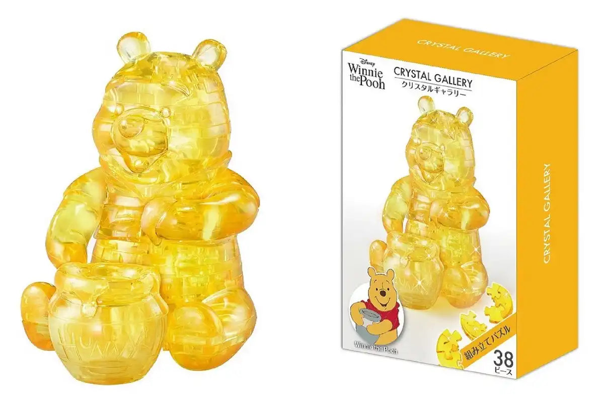Hanayama 3D Jigsaw Puzzle 38 Pieces Crystal Gallery Kuma No Pooh Crystal Puzzles Toys- Japan Figure Store - #1 Bring To You The Best Japanese Goods
