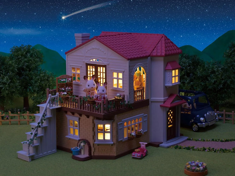 Epoch House With The Red Roof Sylvanian Families