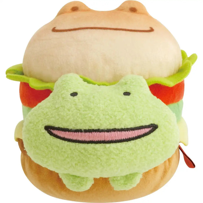 San-X Chikip Dancers Skip Frog Sensei Avocado Cheeseburger Plush Toy- Japan Figure Store - #1 Bring To You The Best Japanese Goods