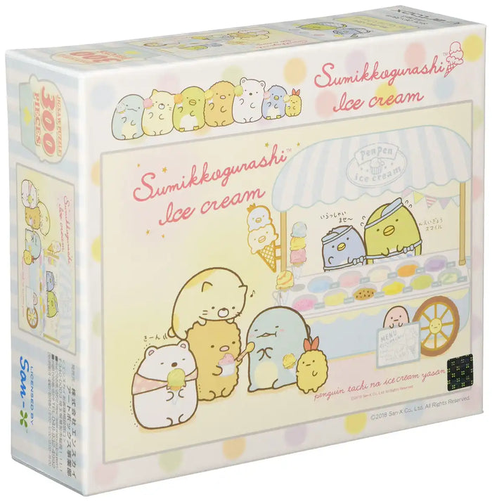 Ensky Jigsaw Puzzle 300-1354 Sumikko Gurashi Penpen Ice Cream (300 Pieces) Sumikko Puzzle- Japan Figure Store - #1 Bring To You The Best Japanese Goods
