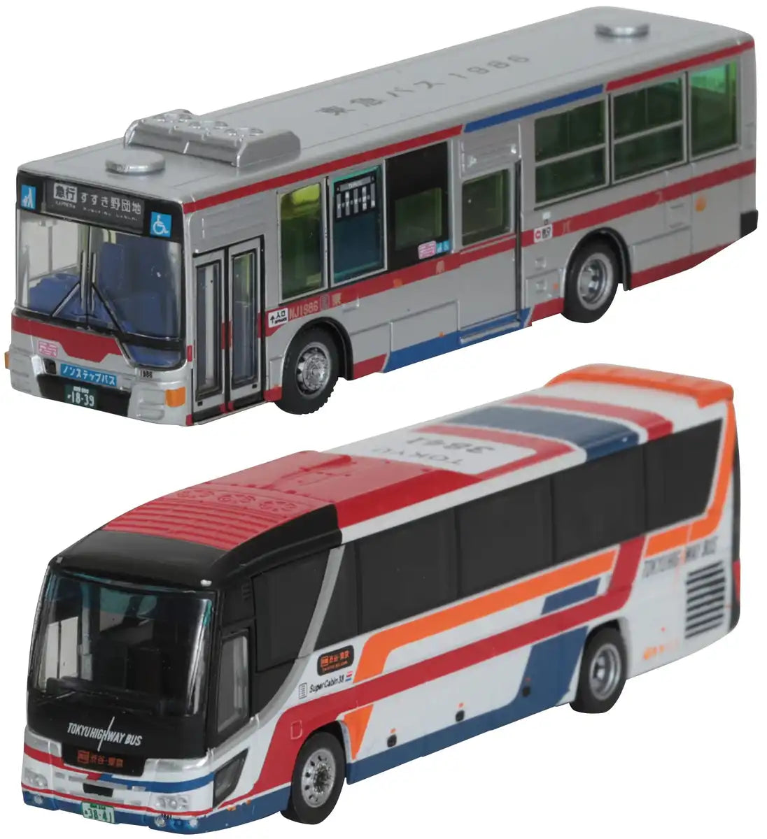Tomytec Japan Bus Collection Tokyu Bus 30Th Anniversary Diorama Set Of 2 (317371)- Japan Figure Store - #1 Bring To You The Best Japanese Goods