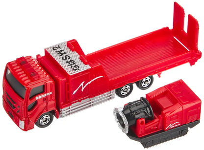 Takara Tomy Tomica Long 128 Naha City Fire Dept Hyper Mist Blower Vehicle 981787 1/90 Scale Model- Japan Figure Store - #1 Bring To You The Best Japanese Goods