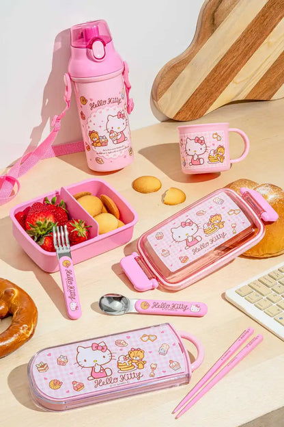 Skater Hello Kitty Sweets 480ml Plastic Water Bottle for Kids Girls Made in Japan- Japan Figure Store - #1 Bring To You The Best Japanese Goods