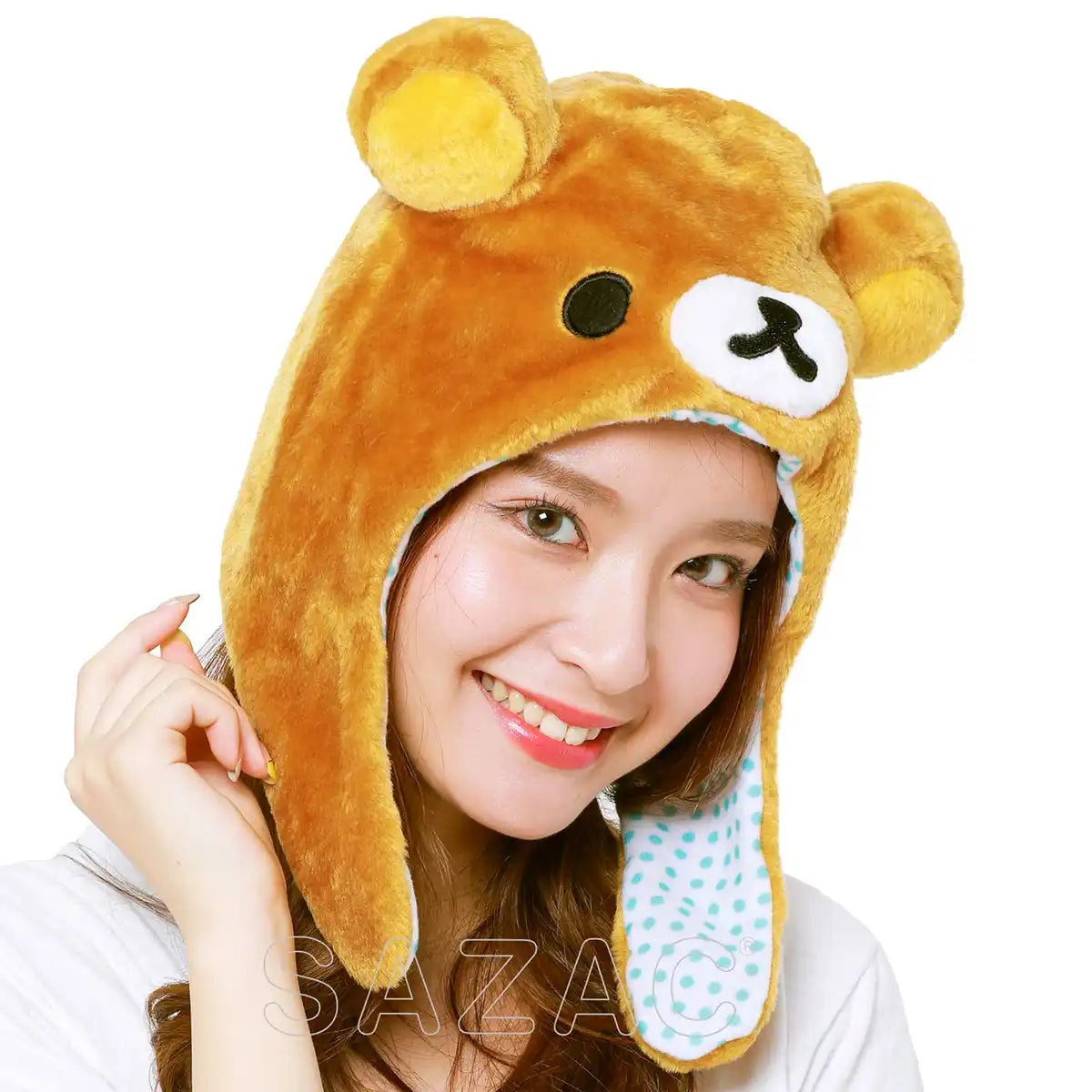 Sazac Kigurumi Cap Rilakkuma- Japan Figure Store - #1 Bring To You The Best Japanese Goods