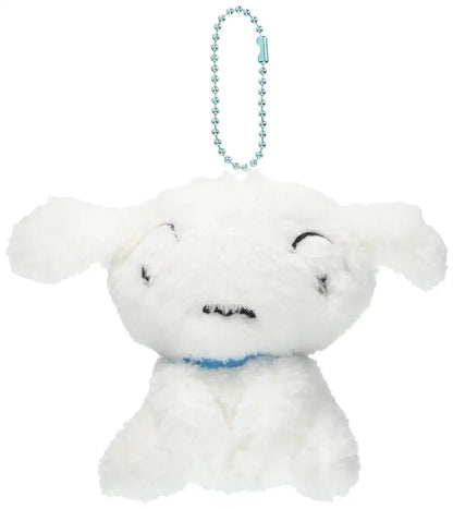 Tease Keychain Crayon Shin-Chan Plush Mascot Shiro Ks-5518745Si- Japan Figure Store - #1 Bring To You The Best Japanese Goods
