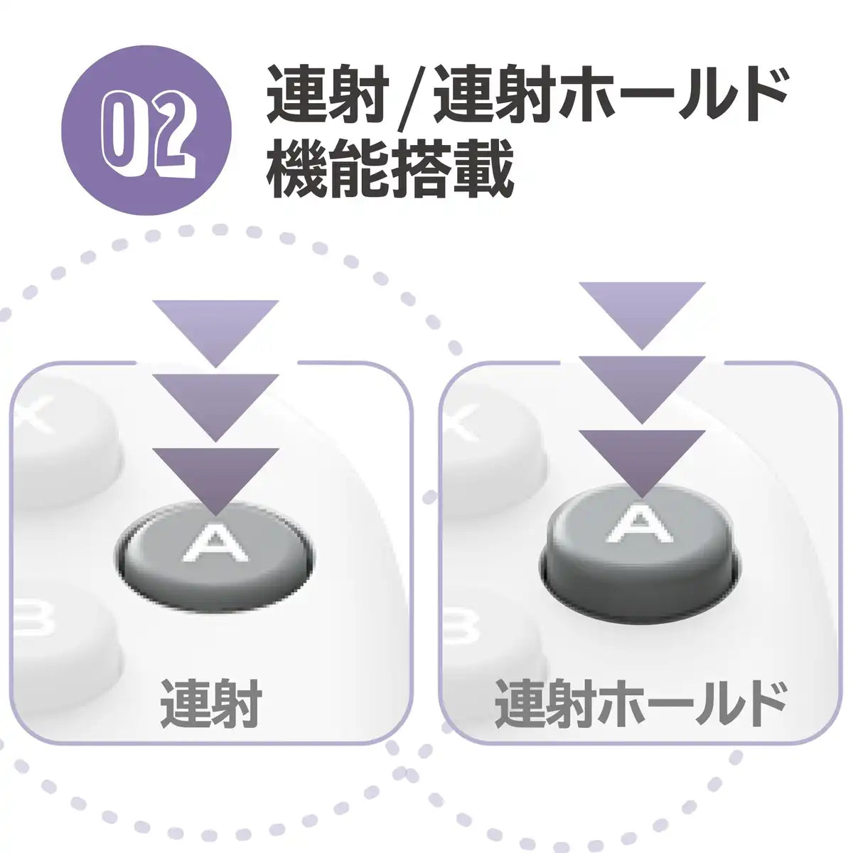 Nintendo Switch™ Hori Grip Controller Fit Attachment Set Milky White Compatible w/ Switch- Japan Figure Store - #1 Bring To You The Best Japanese Goods