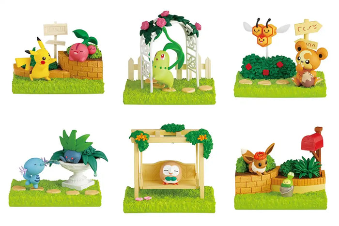 Re-Ment Pocket Monsters Pokemon Garden Afternoon Sunlight Set of 6 Pieces- Japan Figure Store - #1 Bring To You The Best Japanese Goods