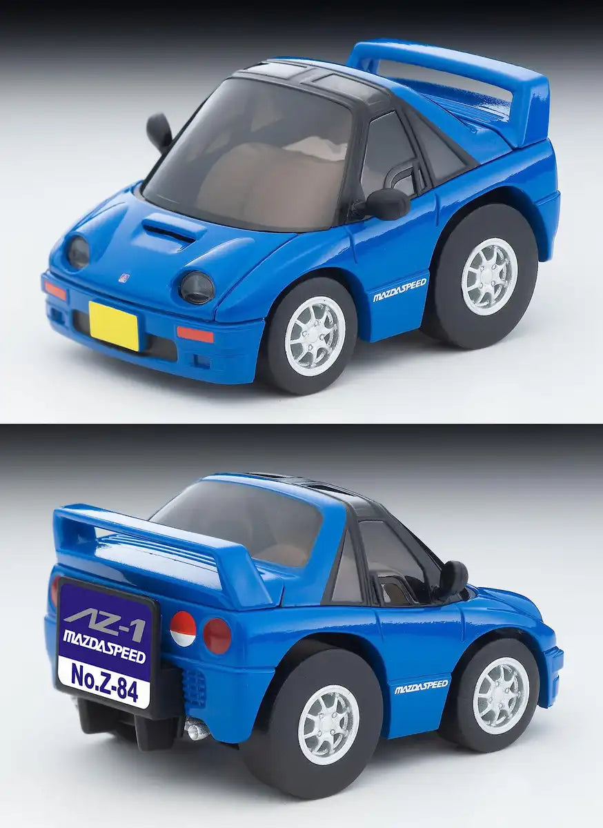 Tomytec Autozam Az-1 Mazdaspeed Blue Finished Choroq Zero Z-84B Car Model- Japan Figure Store - #1 Bring To You The Best Japanese Goods