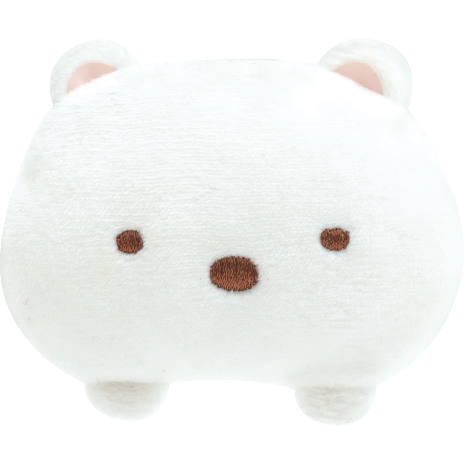 San-X Sumikko Gurashi Polar Bear Plush Badge - Cute Collectible Ab17301- Japan Figure Store - #1 Bring To You The Best Japanese Goods
