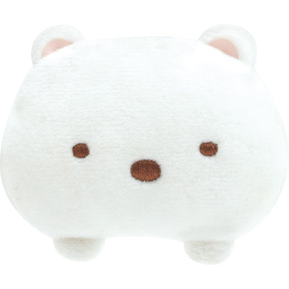 San-X Sumikko Gurashi Polar Bear Plush Badge - Cute Collectible Ab17301- Japan Figure Store - #1 Bring To You The Best Japanese Goods