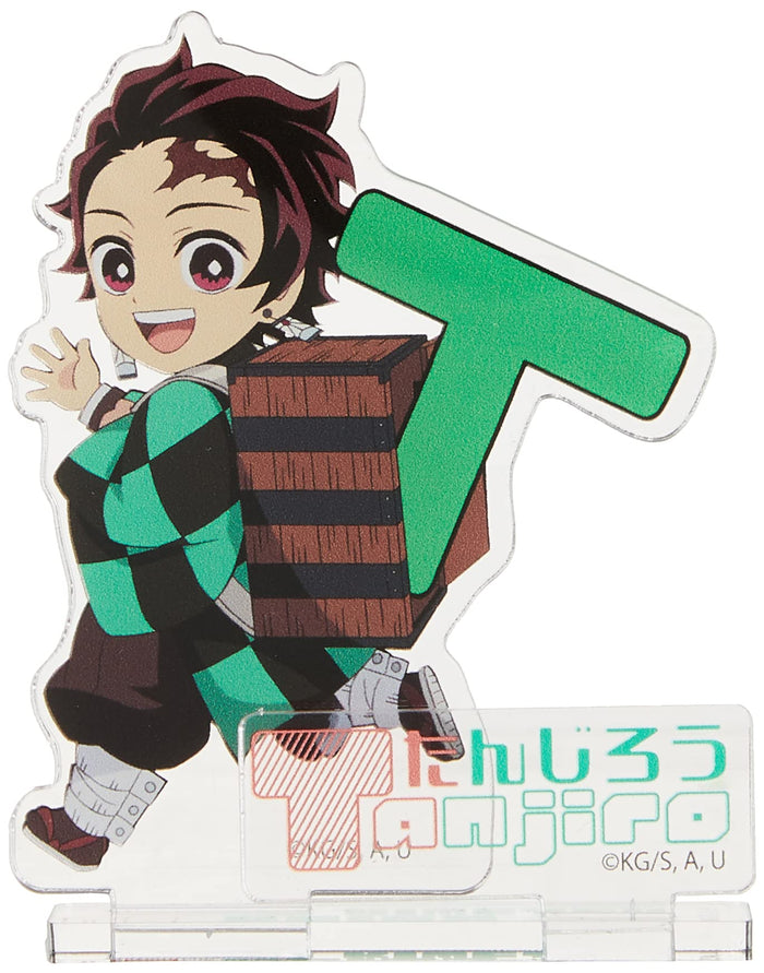 Bell House Acrylic Figure Alphabet Ver Demon Slayer Kimetsu No Yaiba Tanjiro