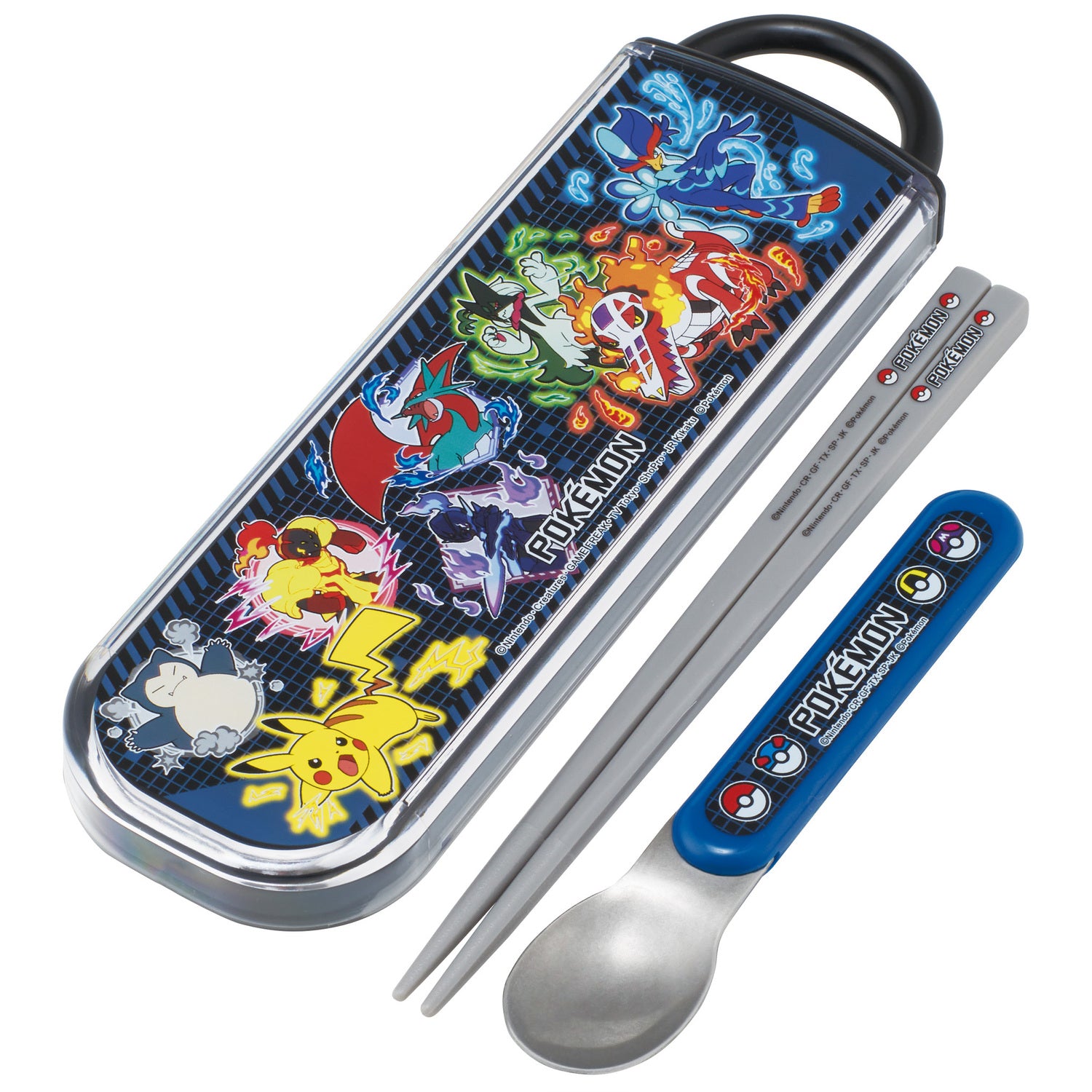 Pokemon Center Antibacterial Dishwasher Safe Chopsticks and Spoon Set Sv25- Japan Figure Store - #1 Bring To You The Best Japanese Goods