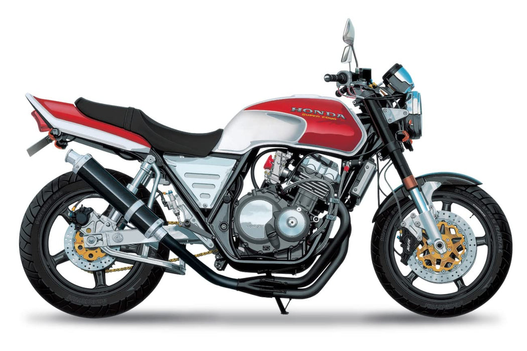 Aoshima 1/12 Honda CB400 Super Four 1992 Model Kit- Japan Figure Store - #1 Bring To You The Best Japanese Goods