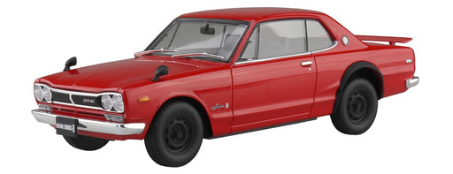 Aoshima 1/24 Snap Car Skyline GT-R 1970 Red Model- Japan Figure Store - #1 Bring To You The Best Japanese Goods