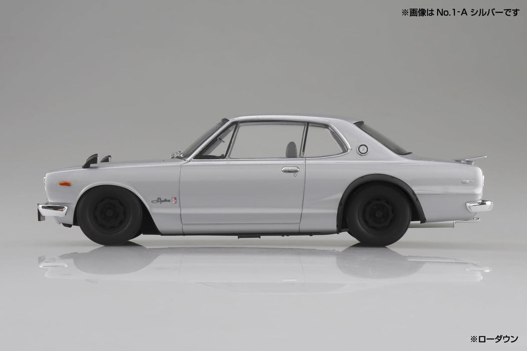 Aoshima 1/24 Snap Car Skyline GT-R 1970 Red Model- Japan Figure Store - #1 Bring To You The Best Japanese Goods
