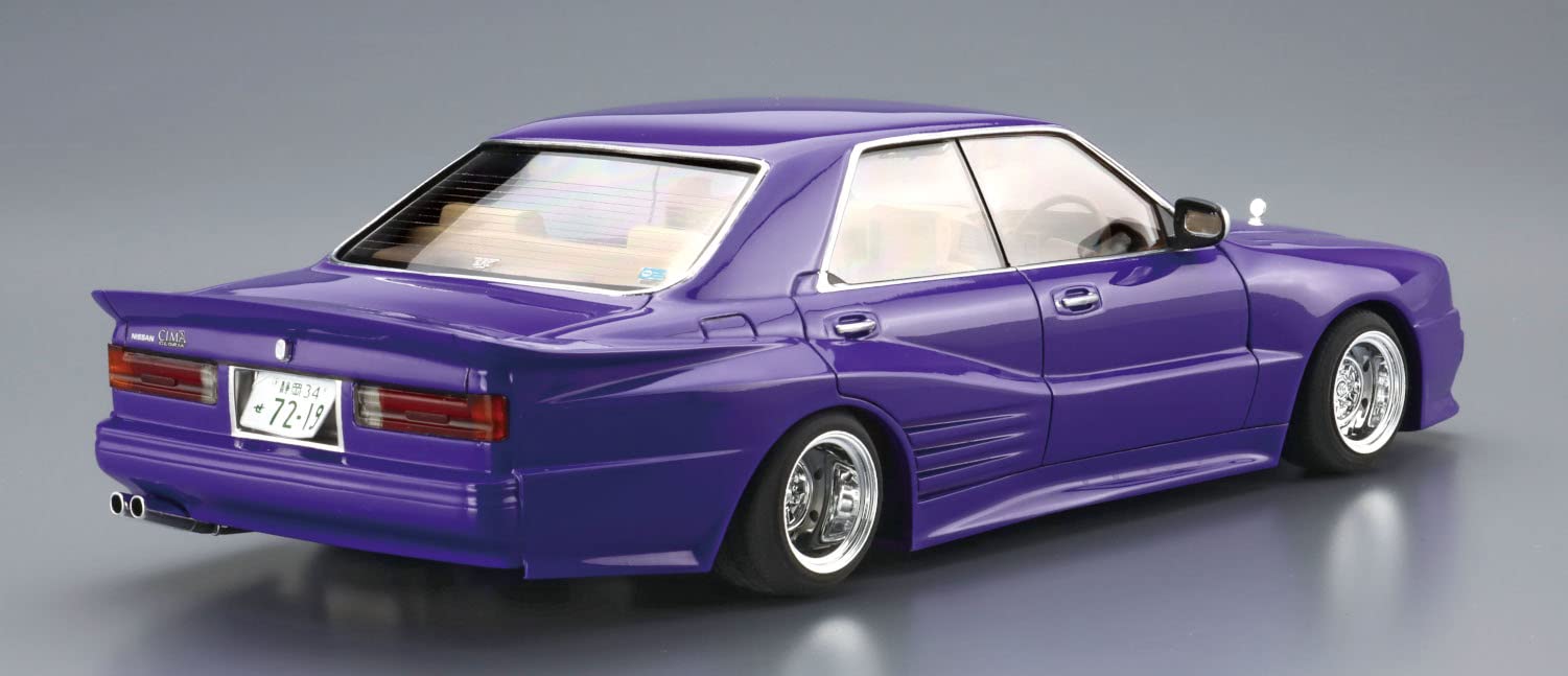 Aoshima 1/24 Nissan Y31 Cima Model Molded In Color- Japan Figure Store - #1 Bring To You The Best Japanese Goods
