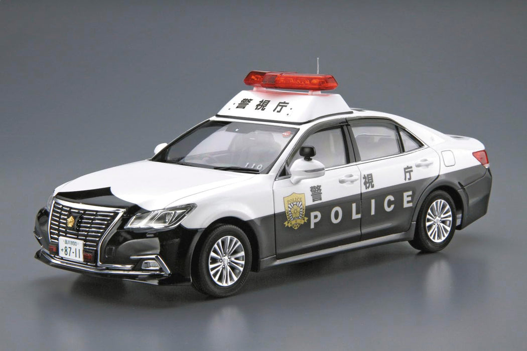 Aoshima 1/24 Toyota Crown Patrol Car Model '16- Japan Figure Store - #1 Bring To You The Best Japanese Goods