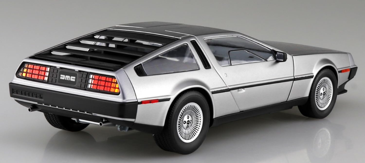 Aoshima 1/24 82 Delorean Plastic Model Dmc-12- Japan Figure Store - #1 Bring To You The Best Japanese Goods