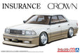 Aoshima 1/24 Tuned Car Series Toyota Crown 1989 Plastic Model- Japan Figure Store - #1 Bring To You The Best Japanese Goods