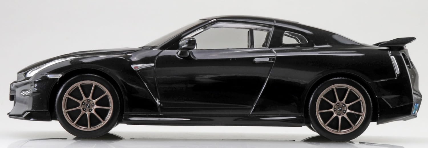 Aoshima 1/32 Rakupla Snap Kit Nissan GT-R 2024 Model Black Pearl