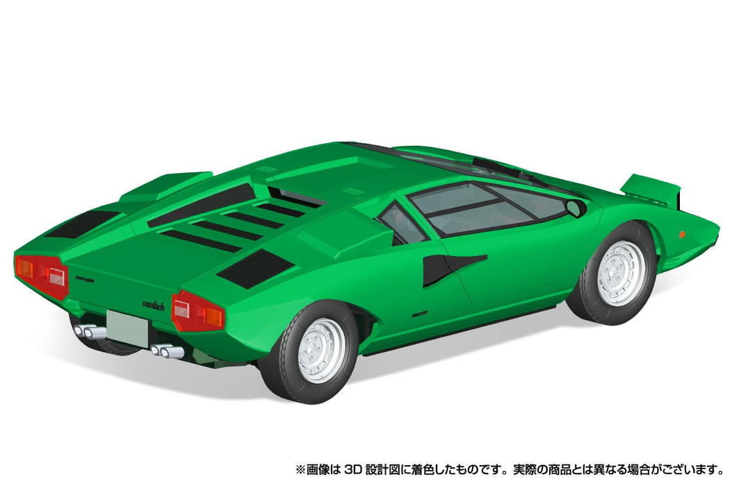 Aoshima 1/32 Snap Kit Lamborghini Countach LP400 Green Model - Qingdao Cultural- Japan Figure Store - #1 Bring To You The Best Japanese Goods
