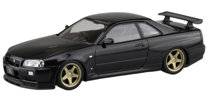Aoshima 1/32 Nissan R34 Skyline GT-R Black Pearl Kit- Japan Figure Store - #1 Bring To You The Best Japanese Goods