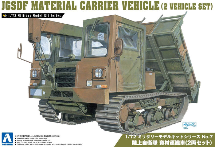 Aoshima 1/72 Military Model GSDF Transport Vehicle Set- Japan Figure Store - #1 Bring To You The Best Japanese Goods