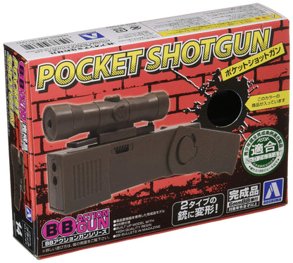 Aoshima Bb Action Gun No.14 Pocket Shotgun Black- Japan Figure Store - #1 Bring To You The Best Japanese Goods