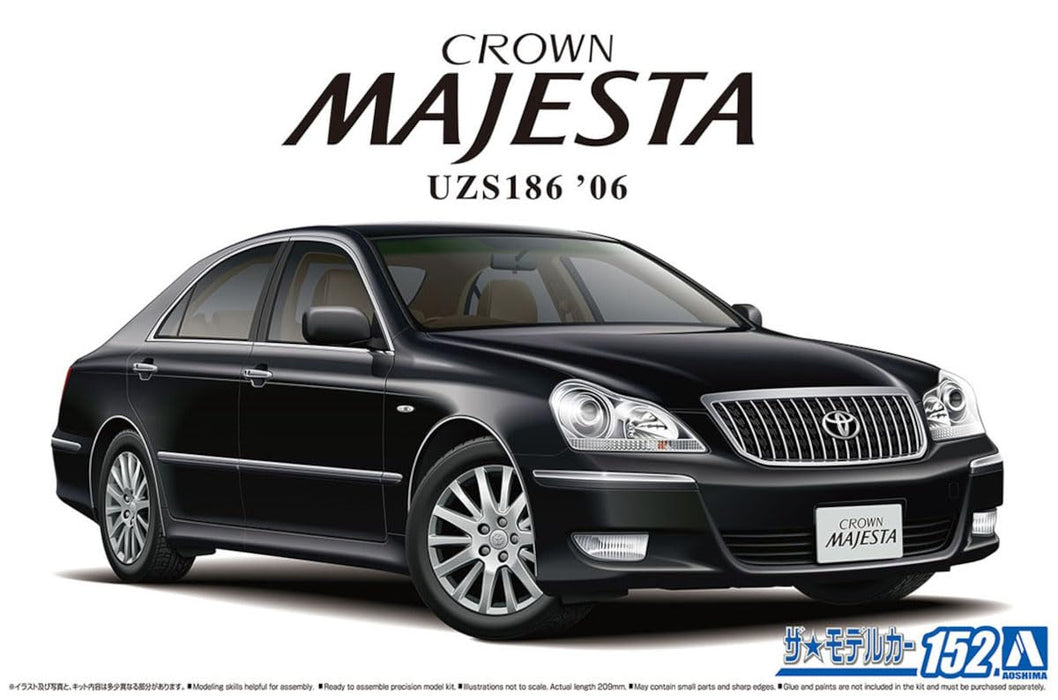 Aoshima 1/24 Toyota Crown Majesta 2006 Model- Japan Figure Store - #1 Bring To You The Best Japanese Goods