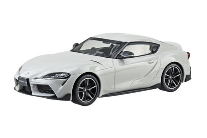 Aoshima 1/32 Rakupla Snap Kit Toyota Gr Supra 2019 White Model