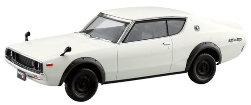 Aoshima Nissan Skyline GT-R 1/32 Model Kit White- Japan Figure Store - #1 Bring To You The Best Japanese Goods