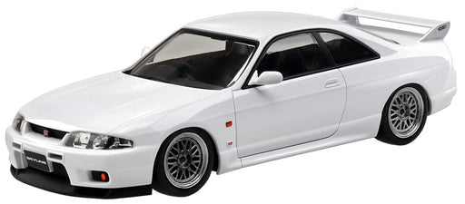 Aoshima 1/32 Snap Kit Nissan R33 GT-R Model White- Japan Figure Store - #1 Bring To You The Best Japanese Goods