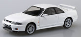 Aoshima 1/32 Snap Kit Nissan R33 Skyline GT-R White- Japan Figure Store - #1 Bring To You The Best Japanese Goods