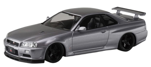 Aoshima Pre-Colored Nissan R34 Skyline Plastic Model- Japan Figure Store - #1 Bring To You The Best Japanese Goods