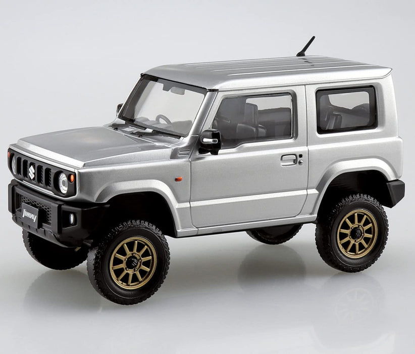 Aoshima 1/32 Suzuki Jimny Silver Plastic Model Kit- Japan Figure Store - #1 Bring To You The Best Japanese Goods