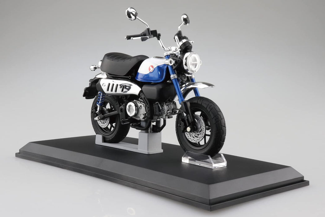 Qingdao Aoshima 1/12 Honda Monkey125 2022 Pearl Blue Model Kit- Japan Figure Store - #1 Bring To You The Best Japanese Goods
