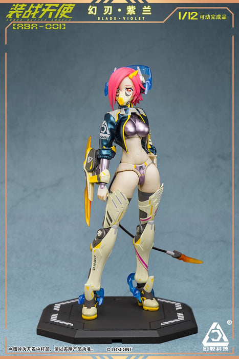 Loscont Armed Battle Angels Aba-001 Blade Violet 1/12 Action Figure Series- Japan Figure Store - #1 Bring To You The Best Japanese Goods