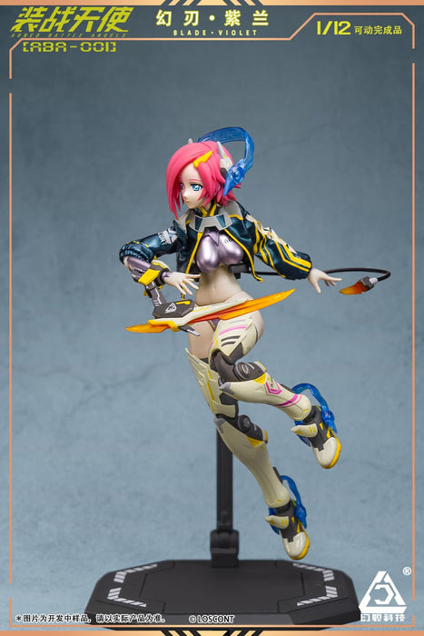 Loscont Armed Battle Angels Aba-001 Blade Violet 1/12 Action Figure Series- Japan Figure Store - #1 Bring To You The Best Japanese Goods