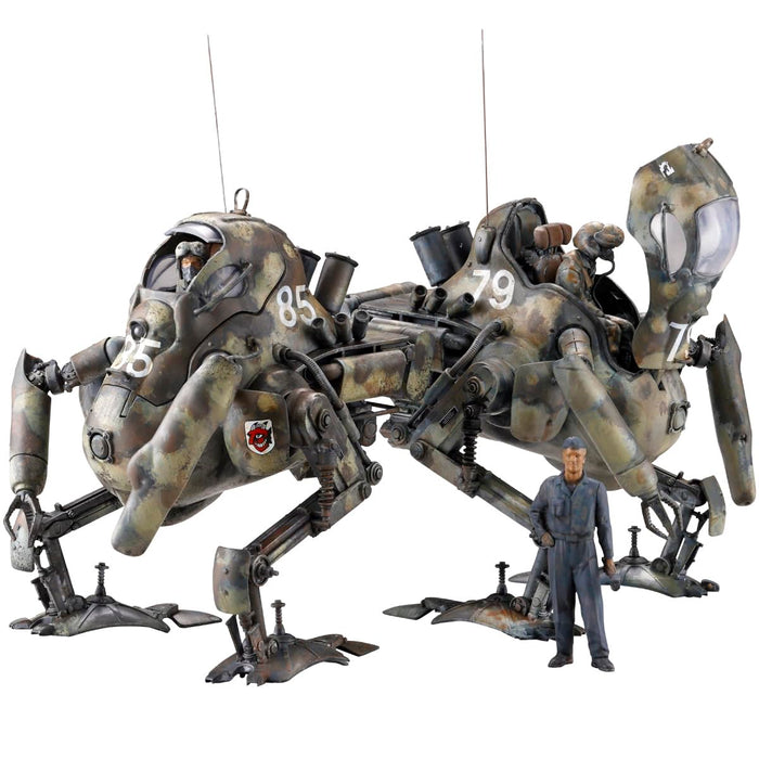 Kaiyodo Artpla: Maschinen Krieger P.K.A. Kangaroo 1/35 Kit with Crew 2 Pack- Japan Figure Store - #1 Bring To You The Best Japanese Goods